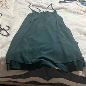 Wishlist Dark Green Mini Dress